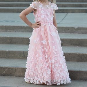 Chantilly Place Little Girls Floral Dress